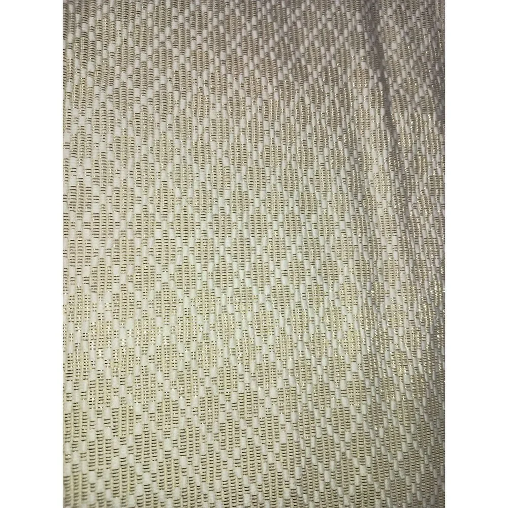 Placemats = Cream / Gold Treaded (Set of 8)